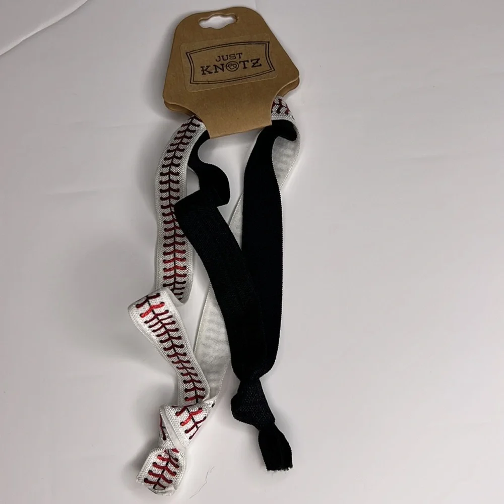 JUST‎ KNOTZ Headband & Hair Ties Set NWT